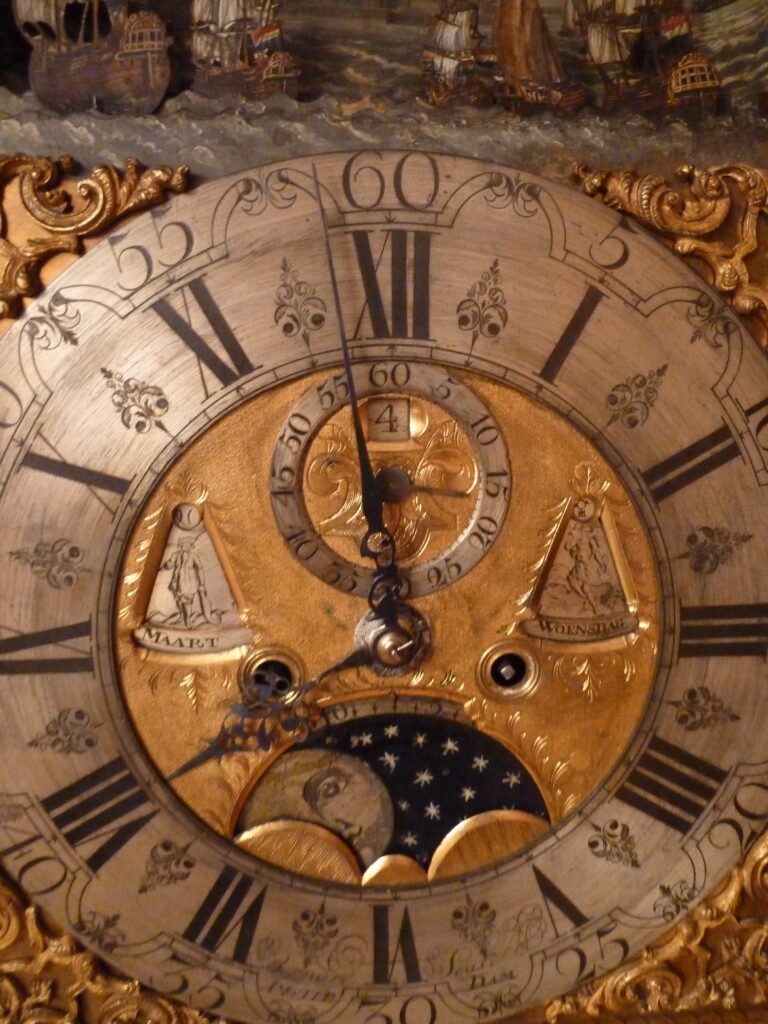 Ziffernblatt einer Uhr